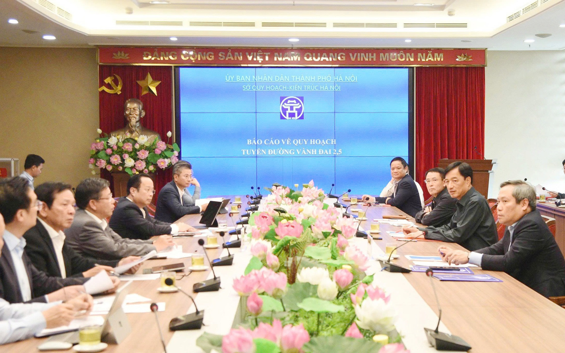 Hình ảnh tại buổi làm việc. Nguồn ảnh: Hanoi.gov.vn