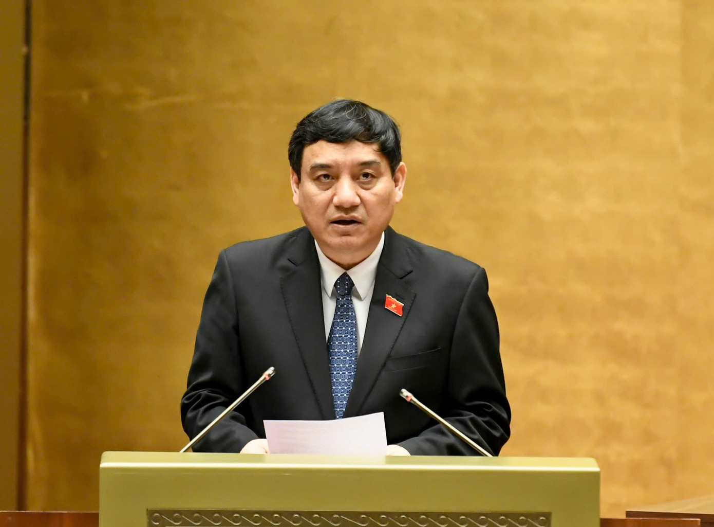 Chủ nhiệm Ủy ban Văn hóa và Xã hội Nguyễn Đắc Vinh. Ảnh: Như Ý 1012bc1.jpg