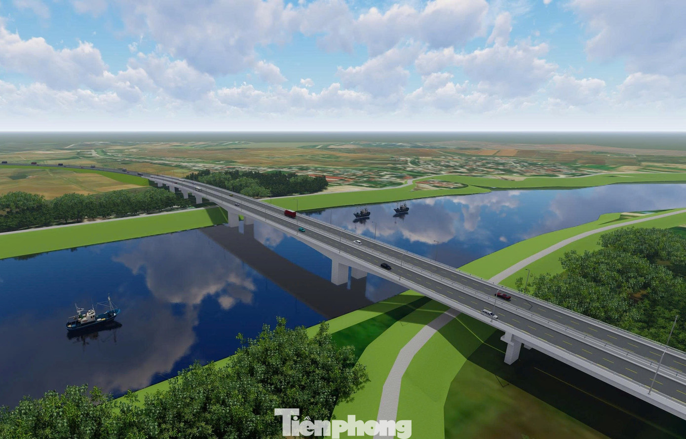 Phối cảnh một trong những dự án giao thông đã được tỉnh Hưng Yên khởi công năm 2025. tp-3-7732.jpg