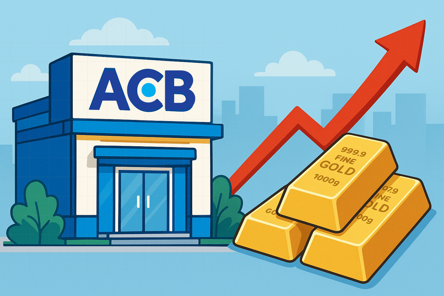 ACB: Từ 'ông trùm sàn vàng' đến cuộc tái sinh trên thị trường vàng miếng