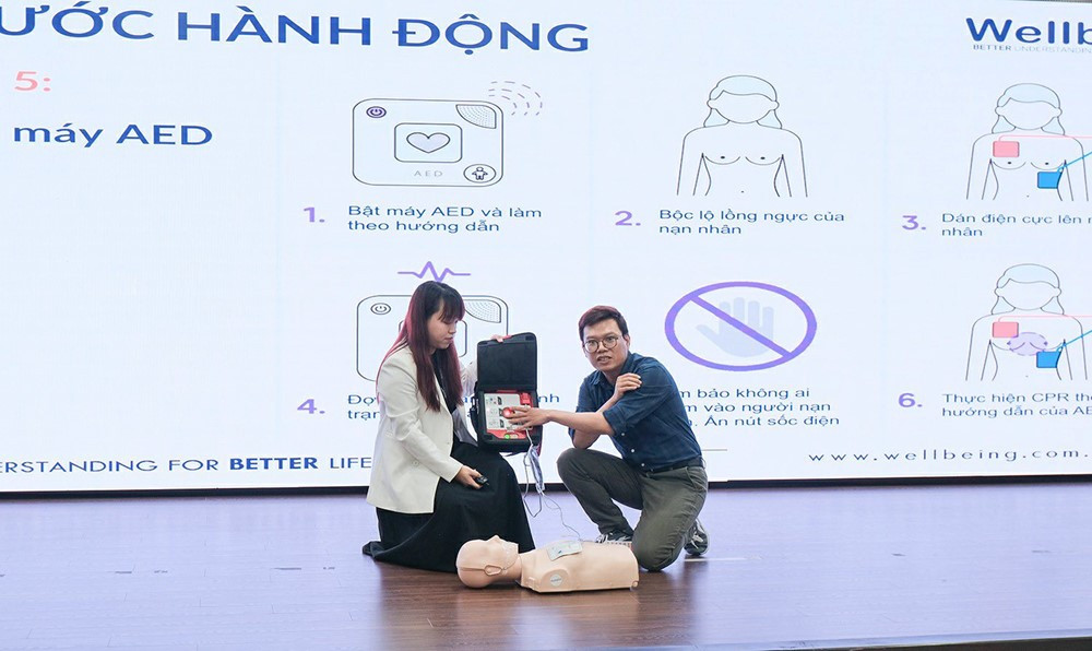 Việt Nam có thành phố đầu tiên triển khai máy khử rung tim tự động cho cộng đồng - ảnh 1