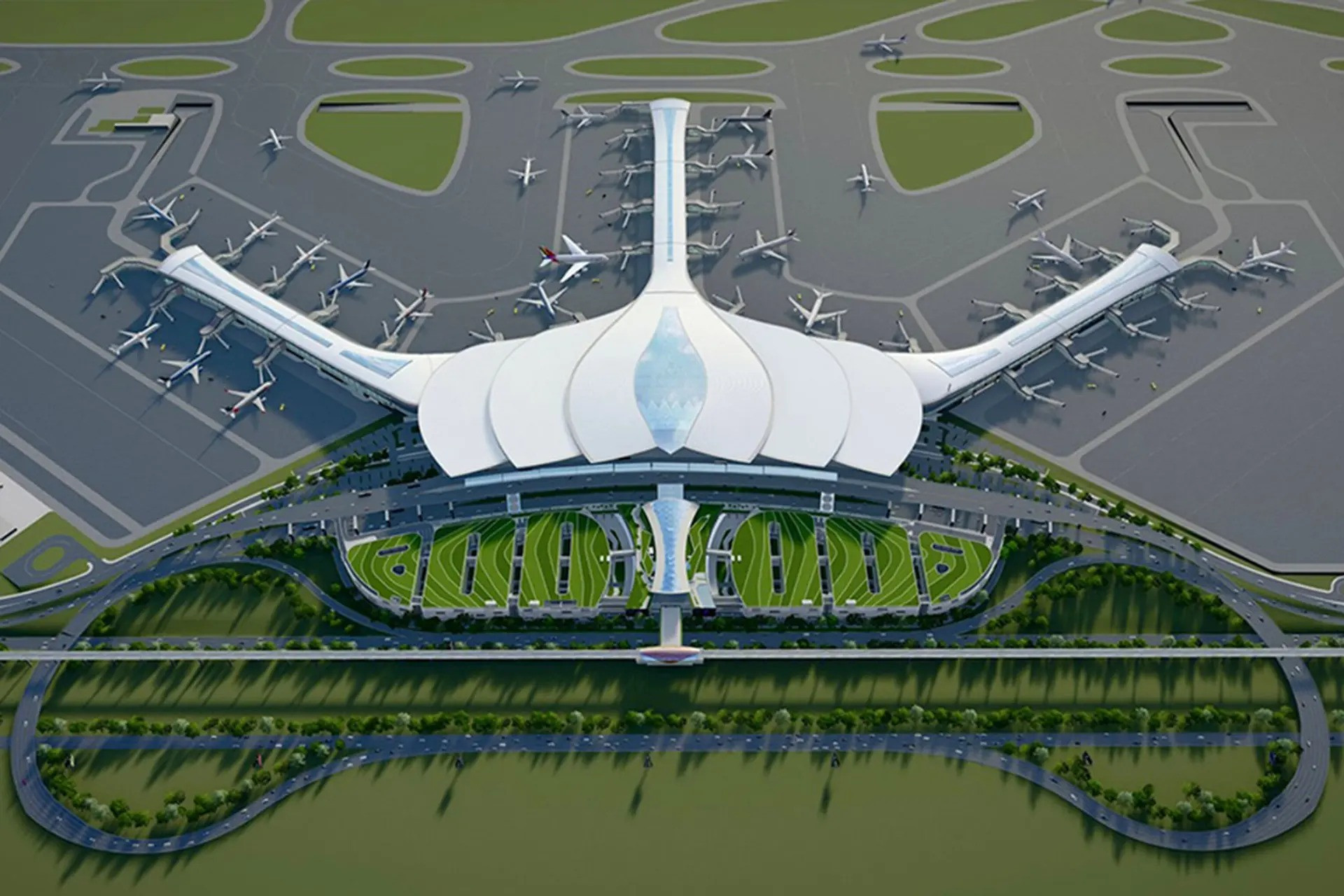 6 ngày nữa, siêu sân bay lớn nhất Việt Nam sẽ đón mốc trọng đại: Hơn 15.000 nhân lực làm việc xuyên đêm, nỗ lực về đích- Ảnh 5. 6 ngày nữa, siêu sân bay lớn nhất Việt Nam sẽ đón mốc trọng đại: Hơn 15.000 nhân lực làm việc xuyên đêm, nỗ lực về đích- Ảnh 5.