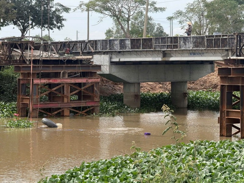 Sập cầu ở Tây Ninh - ảnh 1