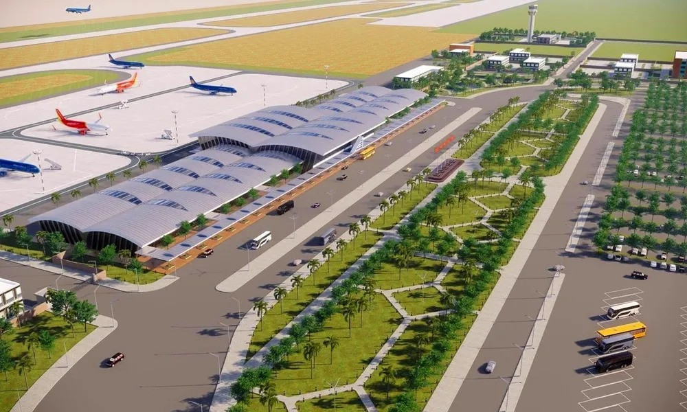 Phối cảnh Cảng hàng không Phan Thiết. Nguồn ảnh: Internet Phối cảnh Cảng hàng không Phan Thiết. Nguồn ảnh: Internet