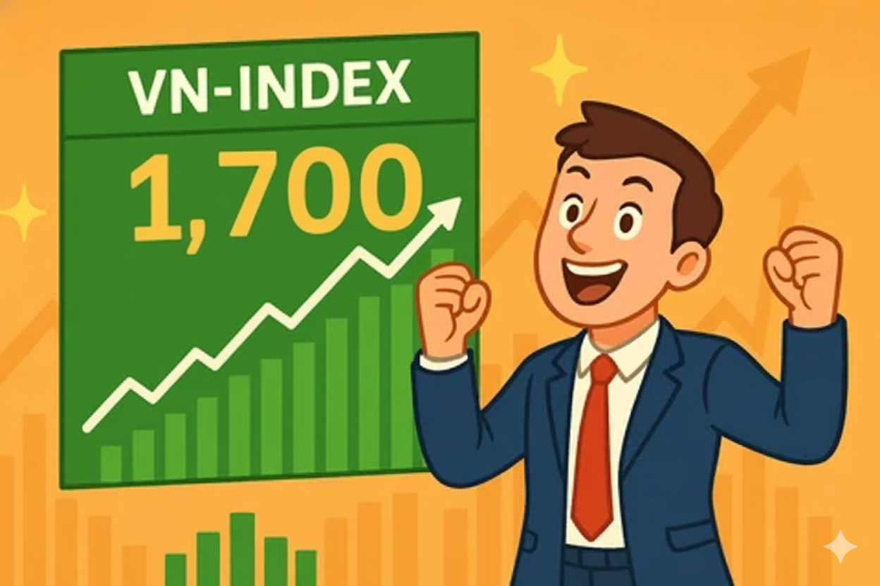 Nhận định chứng khoán 19/12: VN-Index hướng lên 1.700 điểm trong rung lắc