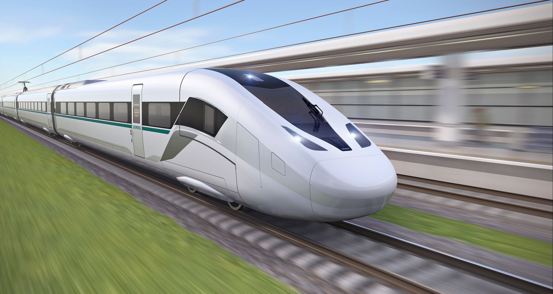  The image shows the new Velaro Novo. Ảnh: Siemens