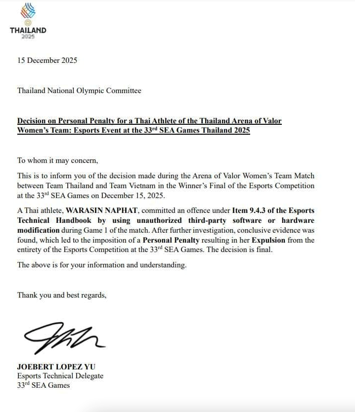 Hot girl Liên Quân Thái Lan chơi xấu bị đuổi khỏi SEA Games 33 lên tiếng: ‘Nếu gian lận, tôi đã thắng Việt Nam’ - ảnh 4