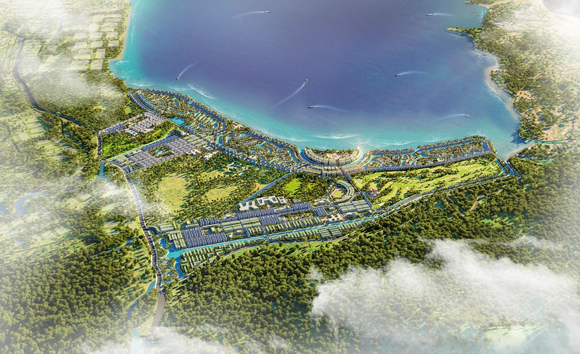 Ảnh 7 Phối cảnh dự án khu đô thị ven vịnh Cam Ranh quy mô hơn 1.254 ha