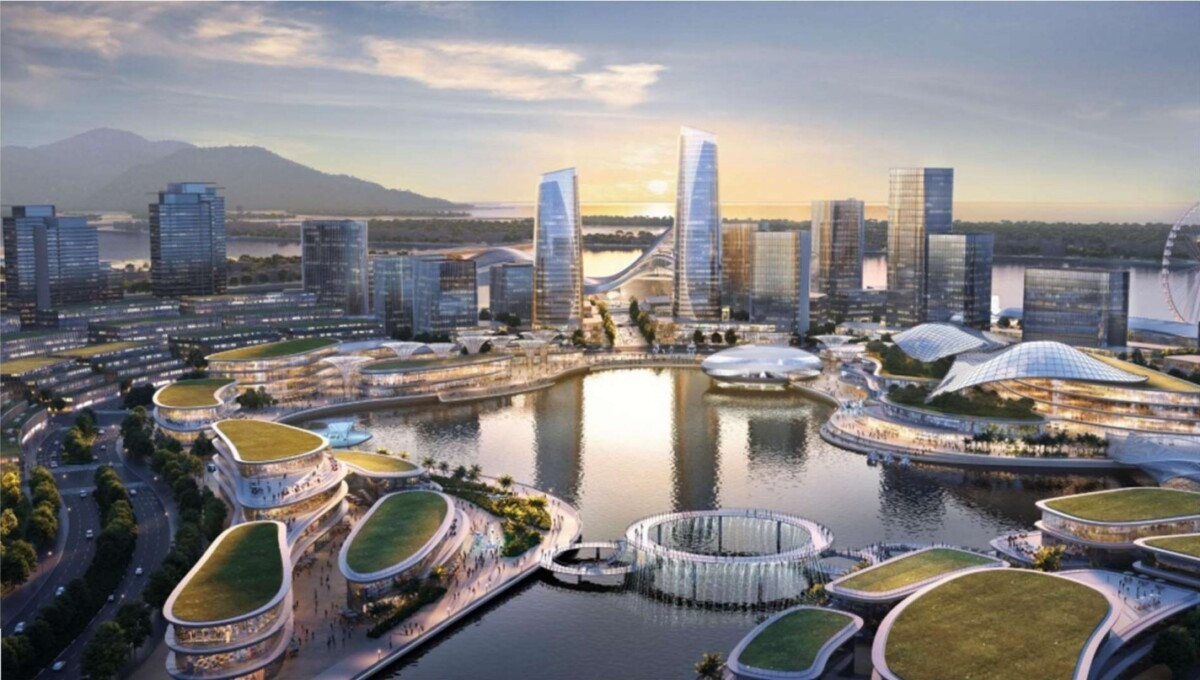 Vingroup chính thức khởi công siêu đô thị ven vịnh biển 85.000 tỷ: Quy mô lớn chưa từng có tại tỉnh có đường bờ biển dài nhất cả nước- Ảnh 2.