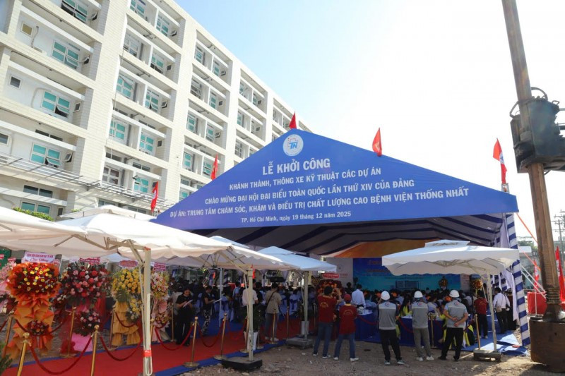 Chính thức khởi công Trung tâm y tế chất lượng cao cho cán bộ trị giá 786 tỷ đồng - ảnh 1