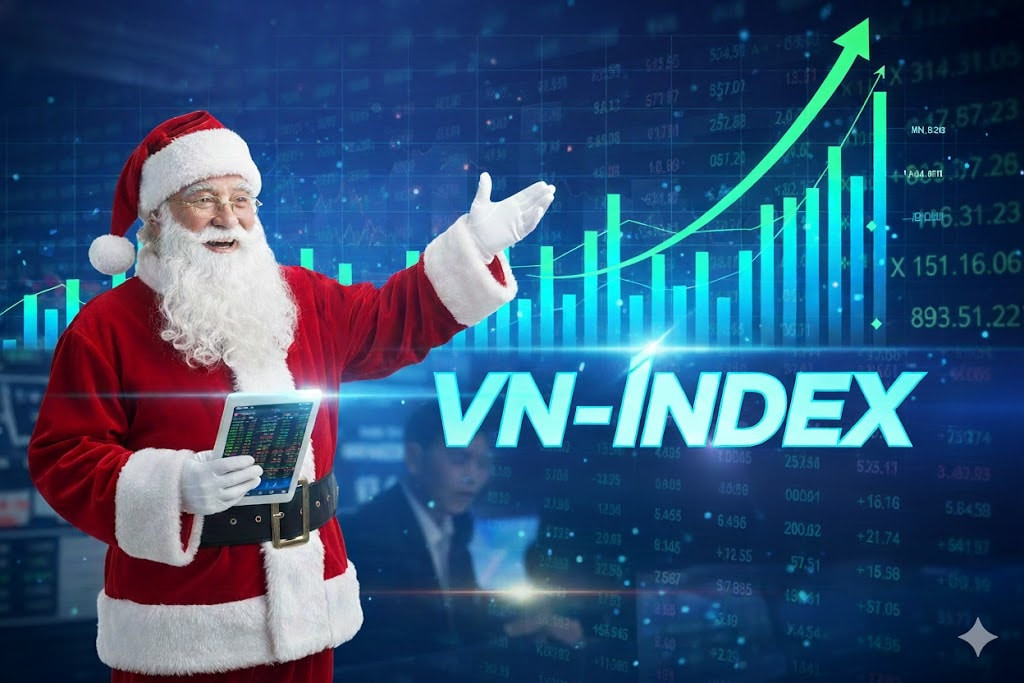 VN-Index trước hiệu ứng ‘ông già Noel’: Loạt tín hiệu củng cố nhịp tăng mới