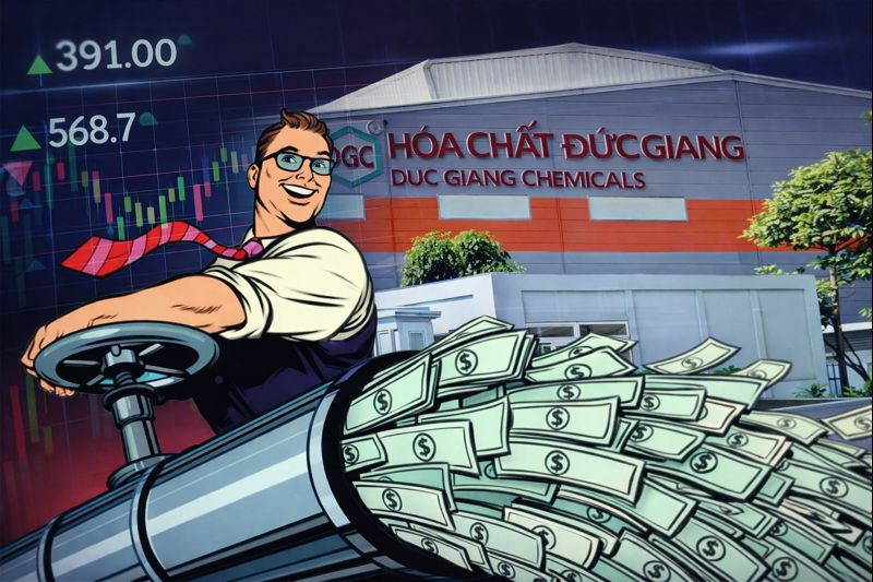 Hai nhóm nhà đầu tư chi hơn 959 tỷ đồng ‘giải cứu’ cổ phiếu Hóa chất Đức Giang (DGC)