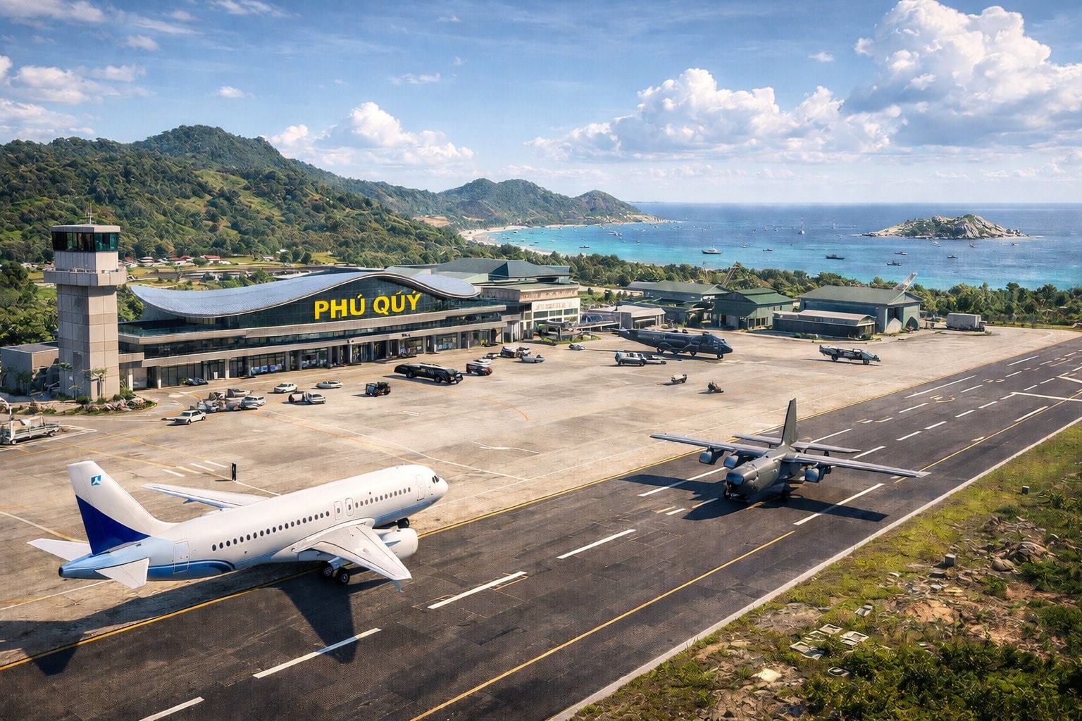 Việt Nam dự kiến có thêm sân bay lưỡng dụng tại đặc khu được ví như 'pháo đài tiền tiêu' trên Biển Đông- Ảnh 3.
