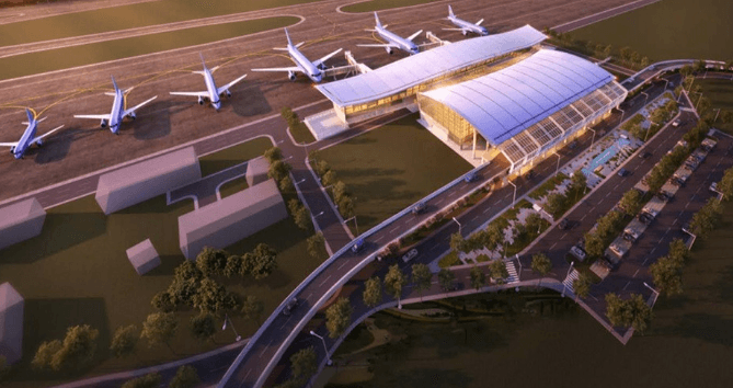 Sắp bàn giao một khu vực của dự án ‘lên đời’ sân bay quốc tế tại thành phố nhỏ nhất Việt Nam- Ảnh 3. Sắp bàn giao một khu vực của dự án ‘lên đời’ sân bay quốc tế tại thành phố nhỏ nhất Việt Nam- Ảnh 3.