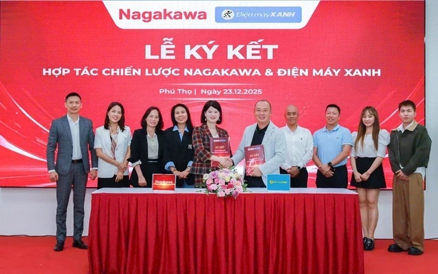 Lễ ký kết giữa Nagakawa và Điện Máy Xanh