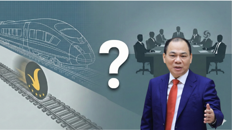 Vì sao Vingroup từ bỏ dự án đường sắt cao tốc Bắc - Nam 67 tỷ USD, cuộc chơi hiện còn những doanh nghiệp nào?