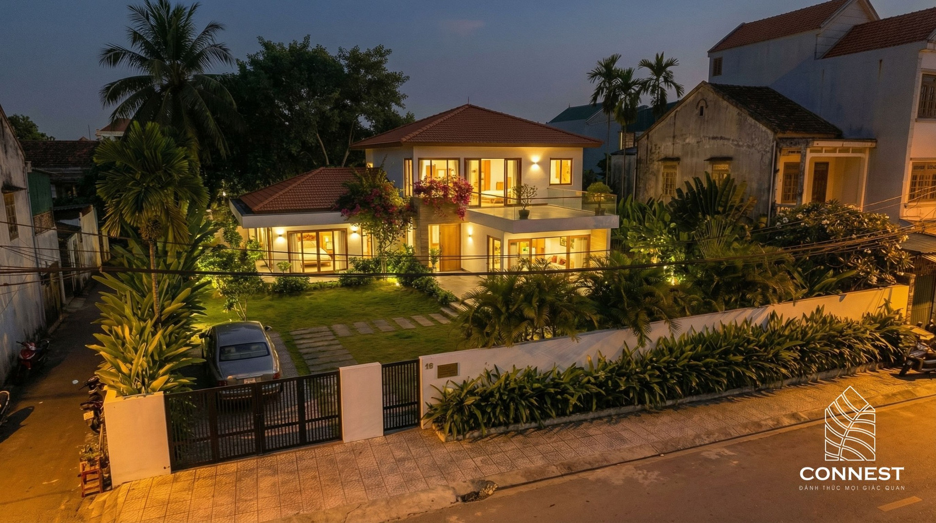 Tận hưởng cuộc sống yên bình trong căn hộ với kiến trúc nhà vườn đương đại giữa làng quê- Ảnh 5.