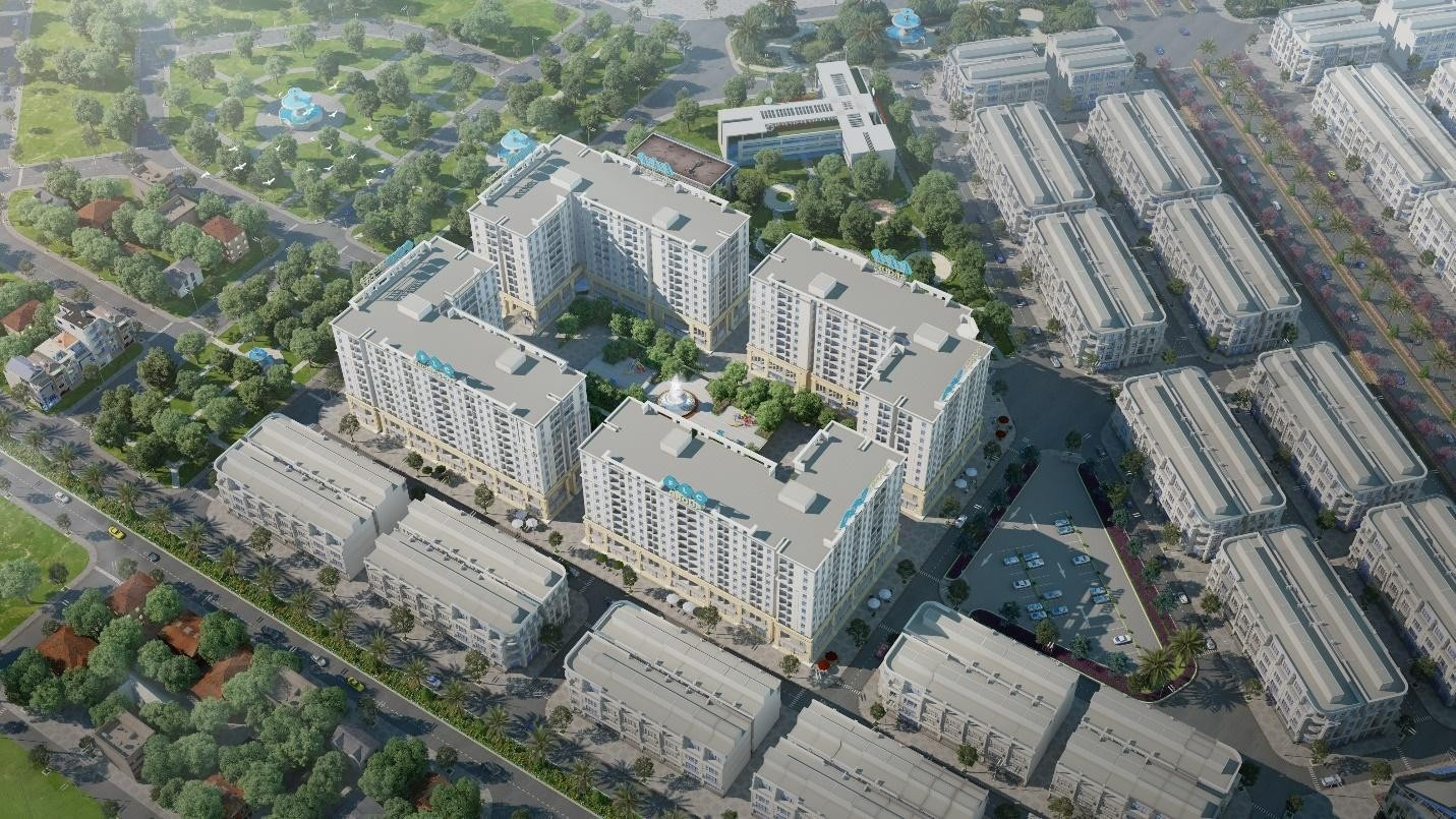 Phối cảnh nhà ở xã hội FLC Tropical City Hạ Long. Nguồn ảnh: Internet