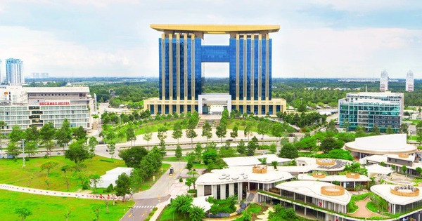 Trung tâm hành chính 23 tầng có bãi đáp trực thăng dự kiến trở thành một phần của Thành phố khoa học - công nghệ Bắc TP. HCM