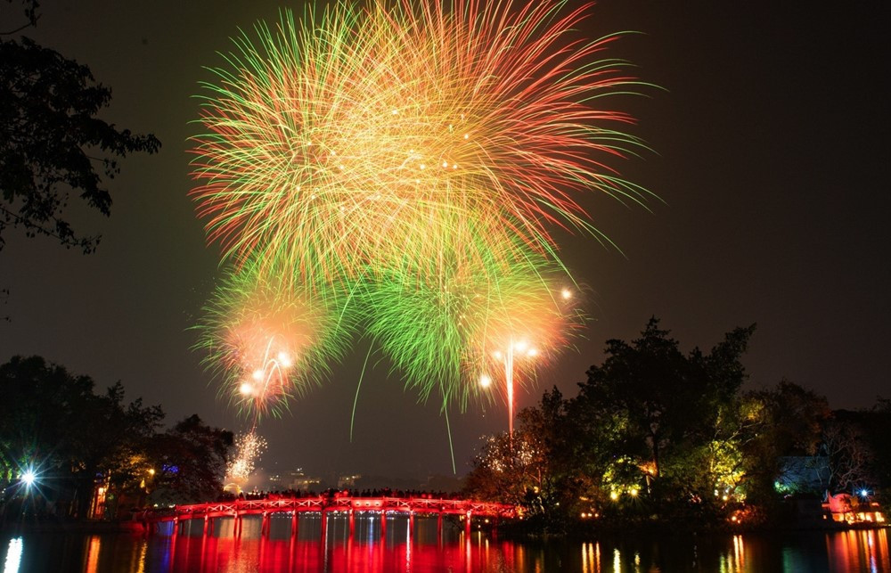 Cập nhật 5 điểm bắn pháo hoa Tết Dương lịch 2026 tại Hà Nội - ảnh 1