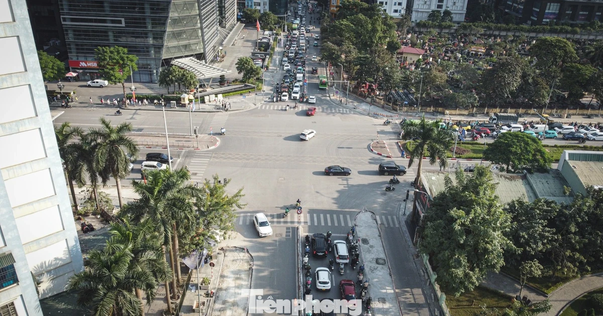 Hà Nội gấp rút hoàn thiện nút giao Lê Văn Lương - Nguyễn Tuân