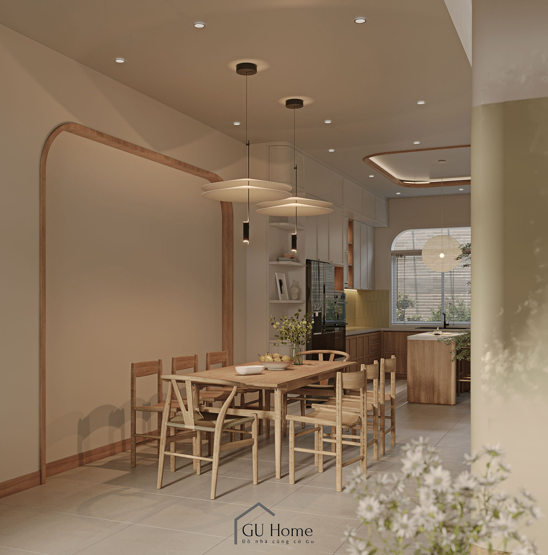 Sống chậm và chữa lành trong căn hộ mang đậm phong cách Japandi giữa làng quê- Ảnh 2.