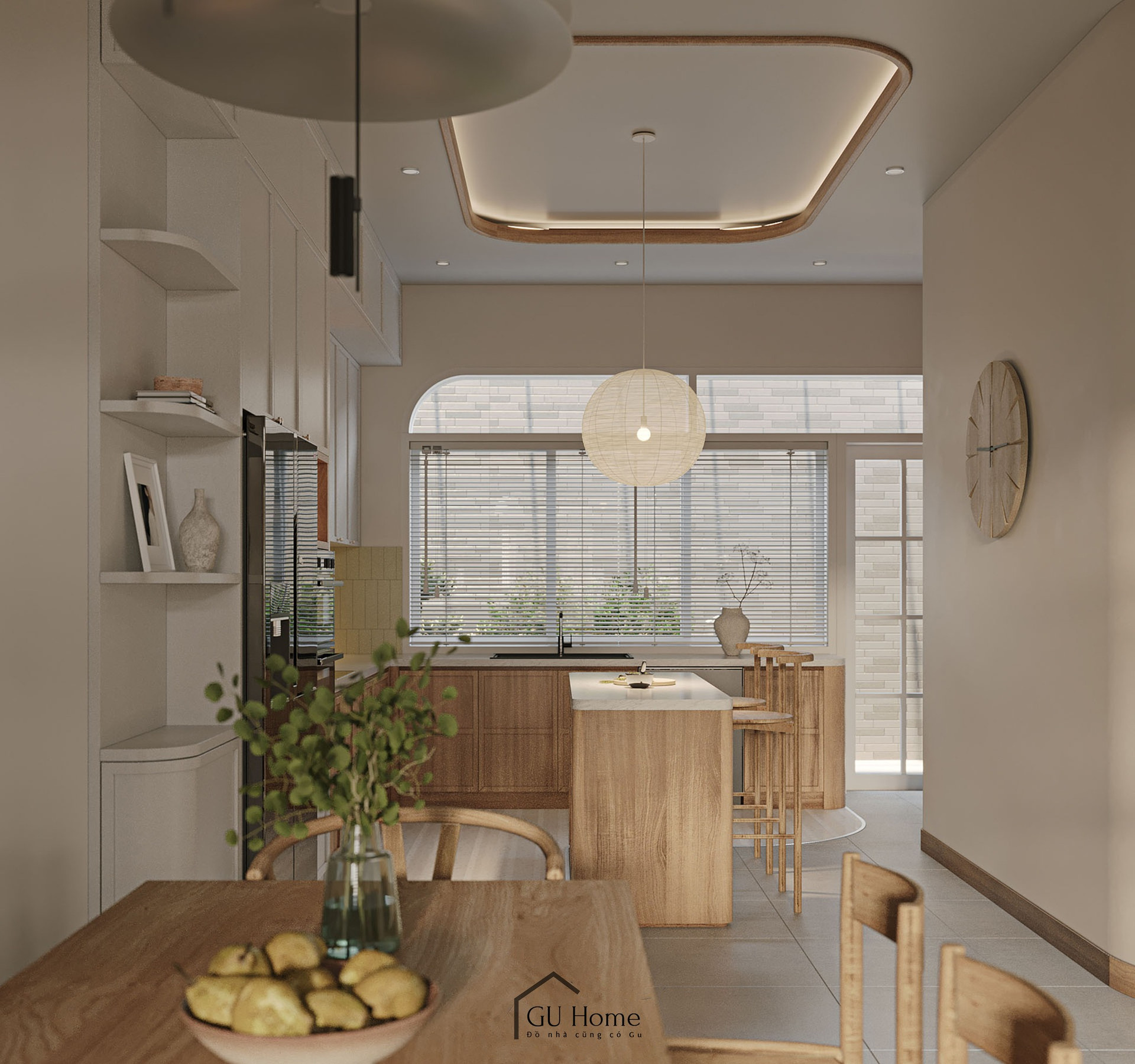 Sống chậm và chữa lành trong căn hộ mang đậm phong cách Japandi giữa làng quê- Ảnh 4.