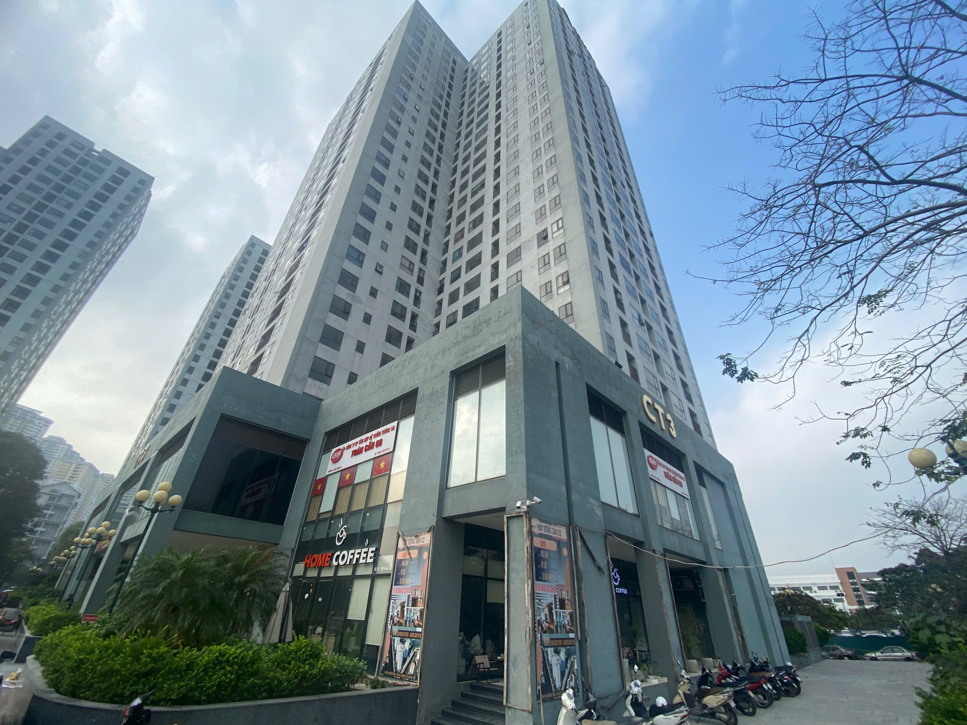 Cụm chung cư tại mặt đường Trịnh Đình Cửu