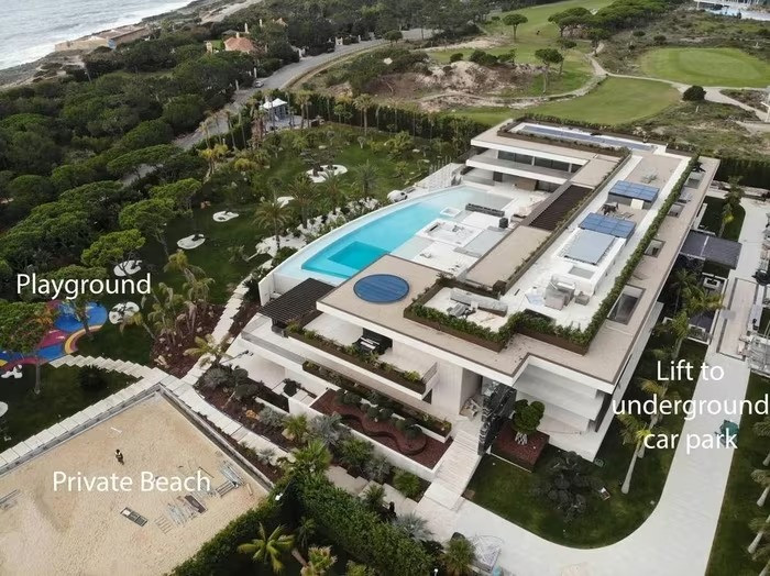 Biệt thự 30 triệu bảng hậu giải nghệ của CR7: Bể bơi vô cực, 8 phòng ngủ, là bất động sản đắt đỏ bậc nhất Bồ Đào Nha- Ảnh 2.