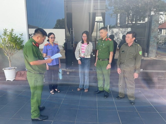 Bắt tạm giam nhân viên kinh doanh Nguyễn Thị Kim Anh