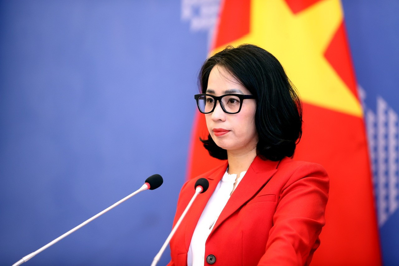 Người phát ngôn Bộ Ngoại giao Phạm Thu Hằng. Ảnh: Mofa 2024102-npn-bng.jpg