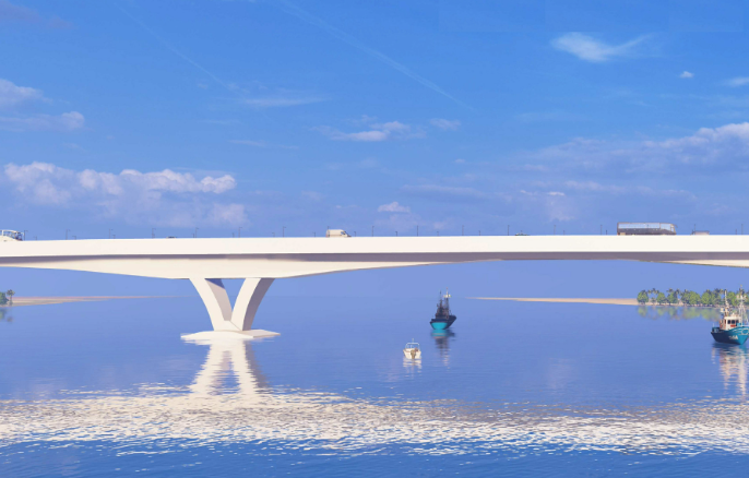 Cầu vượt sông Hồng 4.900 tỷ kết nối Hà Nội với tỉnh nhỏ nhất Việt Nam, thay thế bến phà huyết mạch trong kháng chiến đón tin vui lớn- Ảnh 1.