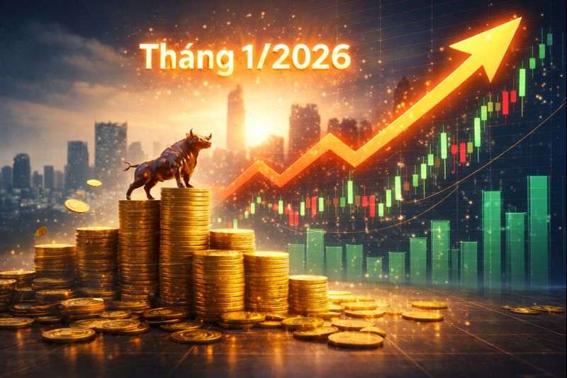 7 cổ phiếu hot được khuyến nghị trong tháng 1/2026, tiềm năng tăng giá trên 30%