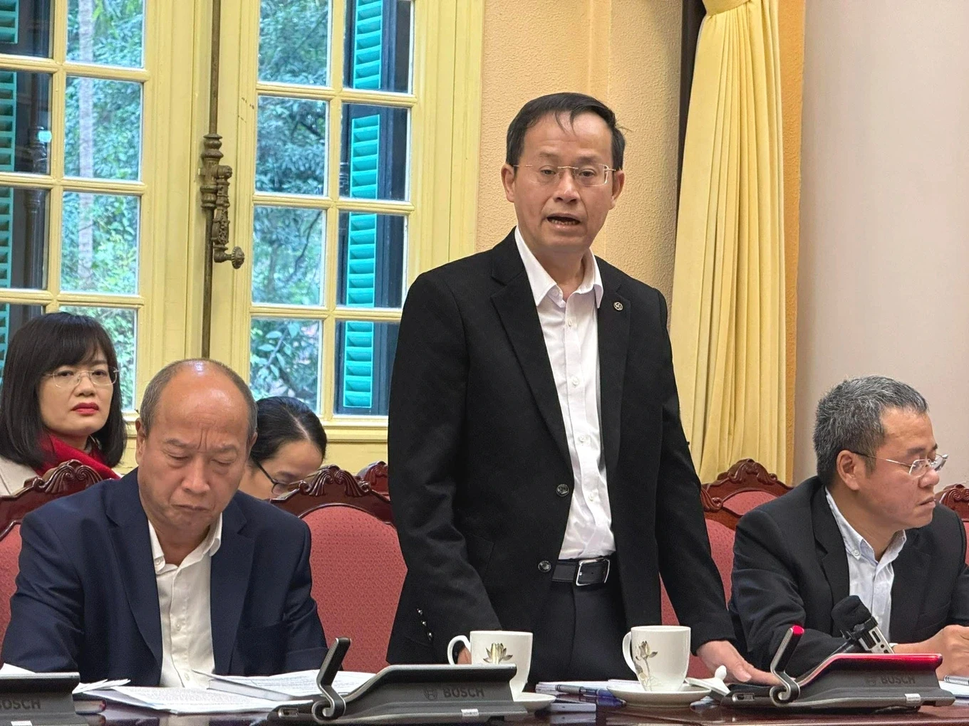 Ông Lưu Đức Huy, Phó cục trưởng Cục Quản lý, giám sát chính sách thuế, phí (Bộ Tài chính)