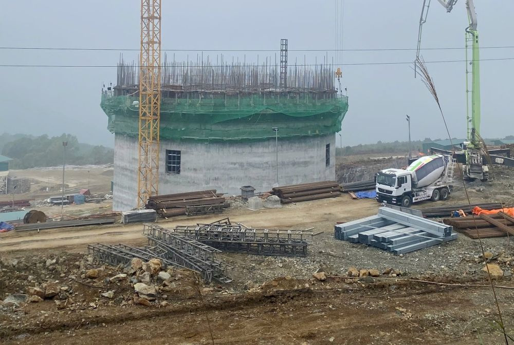 Tượng Phật cao nhất thế giới tại Việt Nam: Hạng mục đầu tiên dần thành hình, dự kiến hoàn thiện sau 1 năm nữa- Ảnh 2.