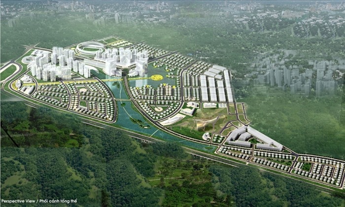 Phối cảnh khu đô thị mới Phúc Ninh sau điều chỉnh quy hoạch tháng 1 2026