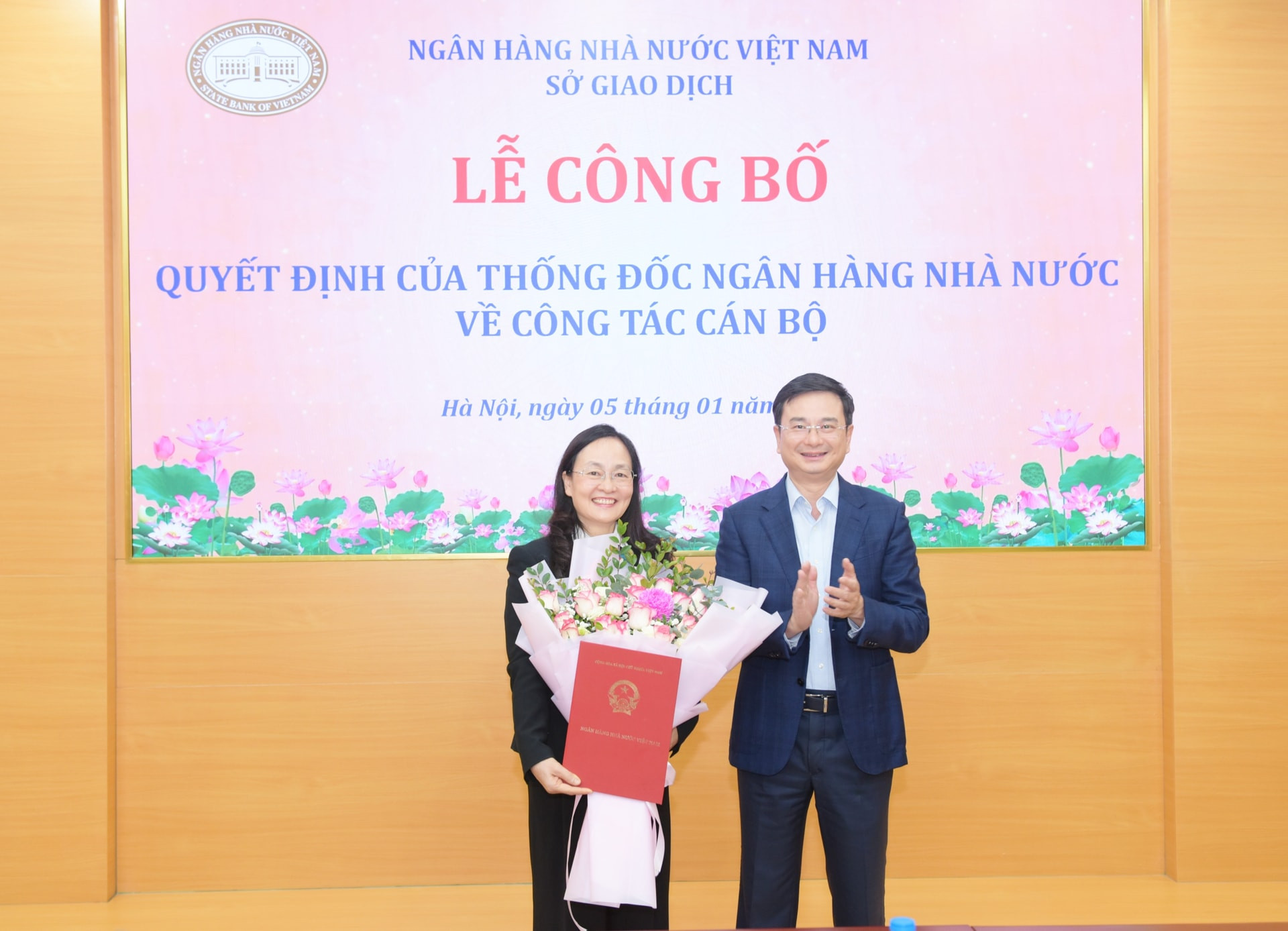 Ngân hàng Nhà nước bổ nhiệm Phó Giám đốc Sở Giao dịch