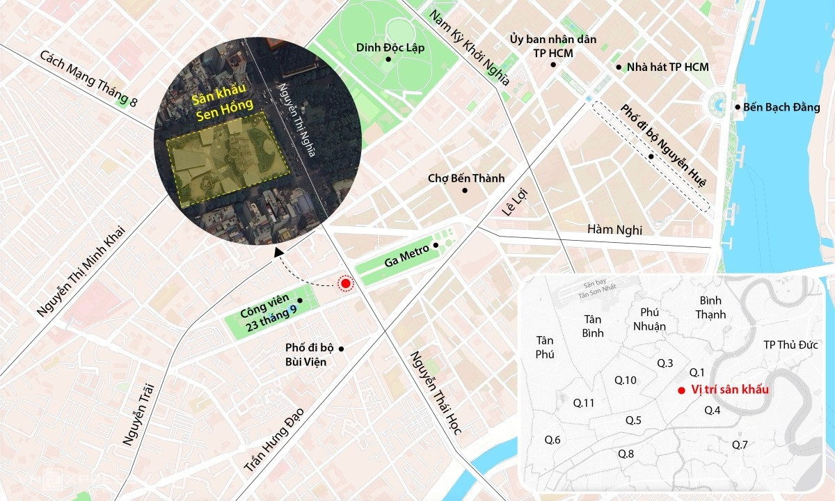 Sân khấu quy mô 1ha bị bỏ hoang giữa trung tâm TP sắp được 'hồi sinh' thành bãi xe metro- Ảnh 3.