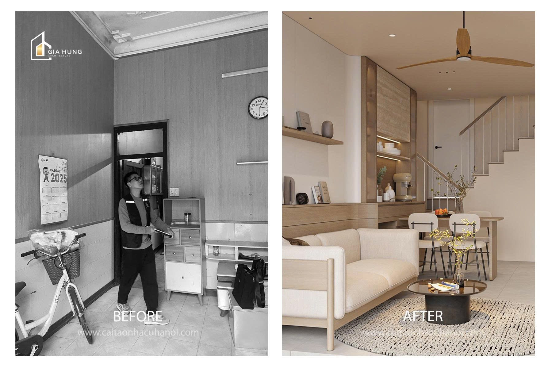 Biến nhà cũ thành không gian sống chuẩn mới giữa lòng Hà Nội- Ảnh 4.