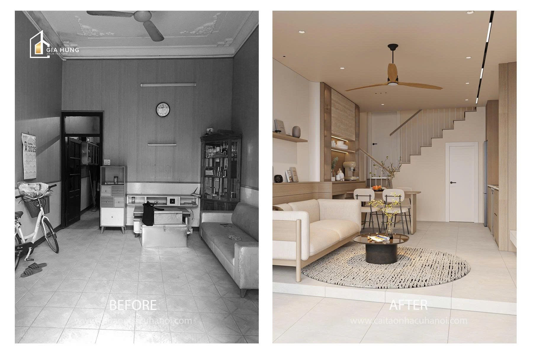 Biến nhà cũ thành không gian sống chuẩn mới giữa lòng Hà Nội- Ảnh 3.