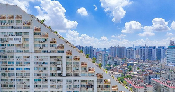 Tòa chung cư có một không hai trên thế giới, kiến trúc 'ruộng bậc thang' lạ lẫm giữa lòng đô thị