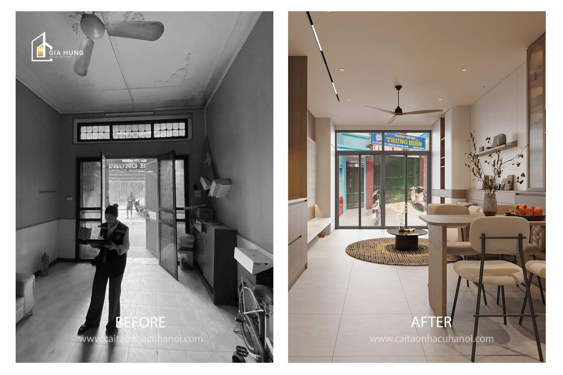 Biến nhà cũ thành không gian sống chuẩn mới giữa lòng Hà Nội- Ảnh 2.