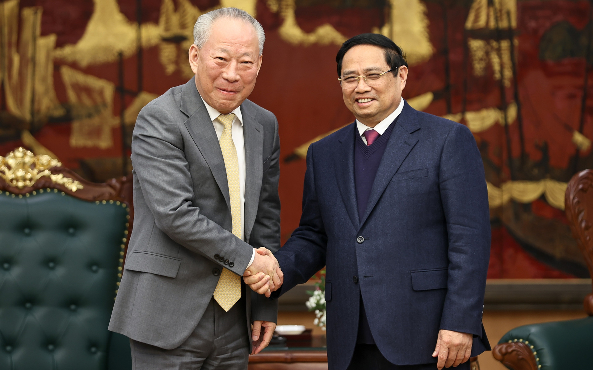 Thủ tướng tiếp lãnh đạo tập đoàn xây dựng hạ tầng hàng đầu Trung Quốc