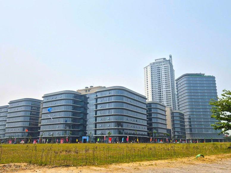 Khu Công viên phần mềm Đà Nẵng số 2 nơi đặt trụ sở Trung tâm tài chính quốc tế. Nguồn ảnh: Báo Chính phủ
