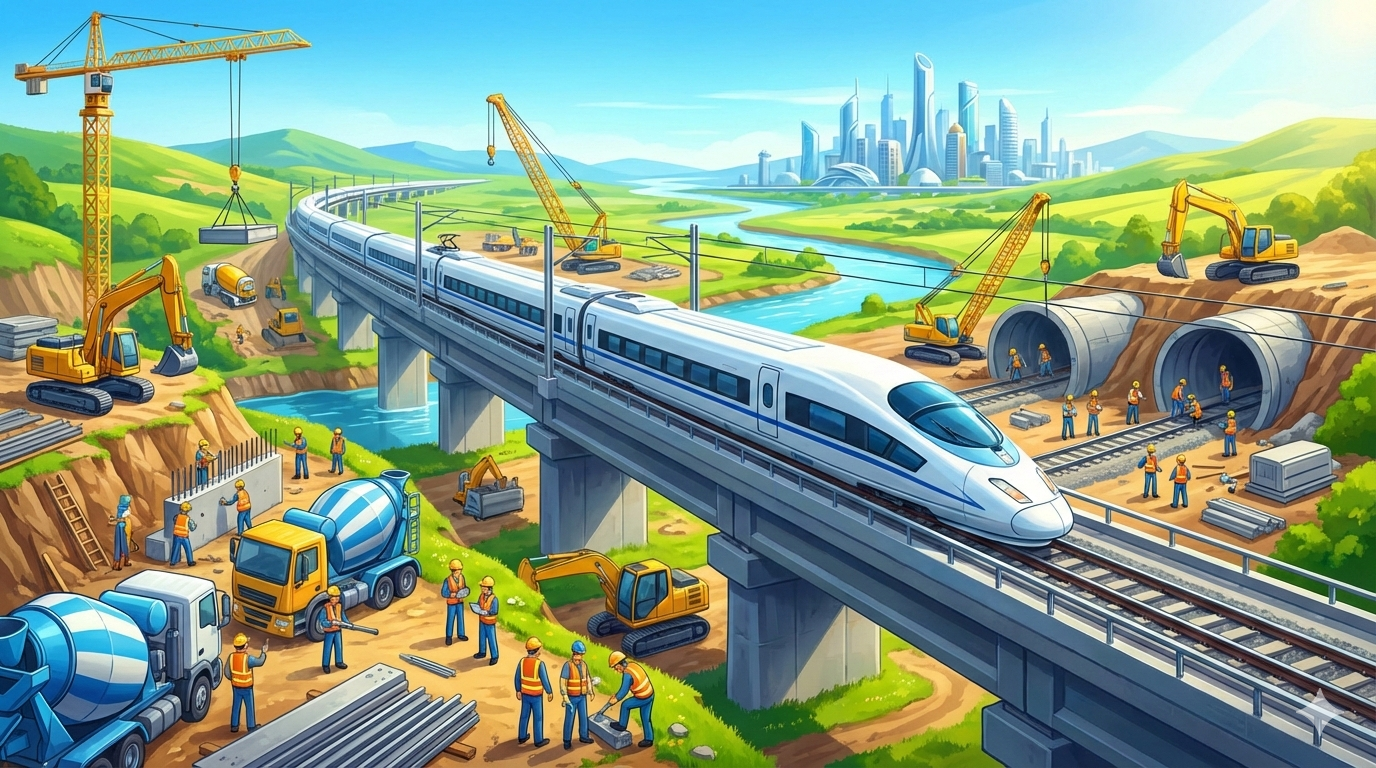 Đường sắt tốc độ cao 67 tỷ USD: Soi tiềm lực của nhà thầu nội trước giờ G