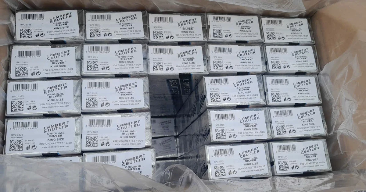 Bắt lô hàng thuốc lá giả mạo nhãn hiệu