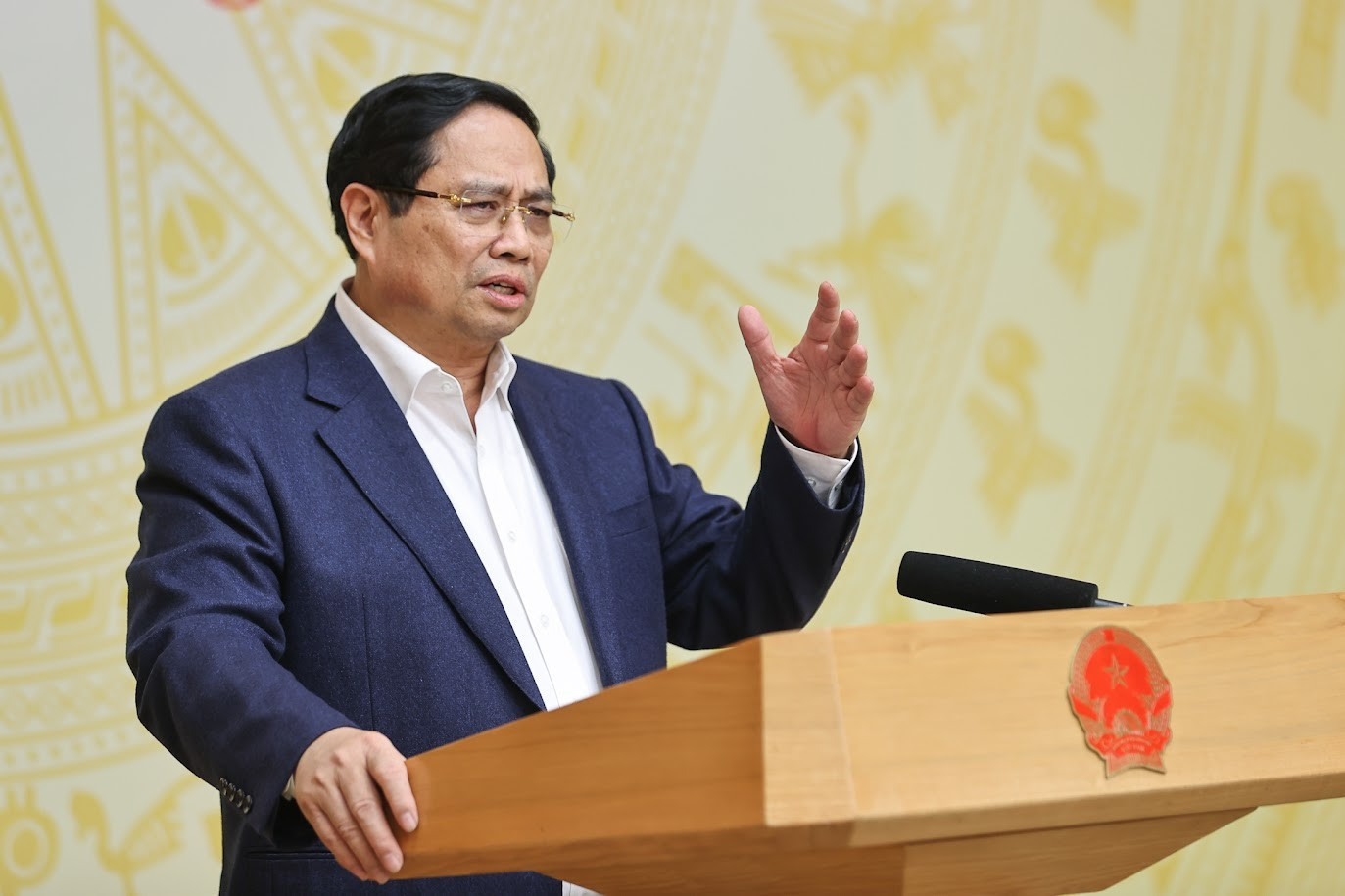 Thủ tướng Phạm Minh Chính phát biểu. Ảnh: VGP. 121dl1.jpg