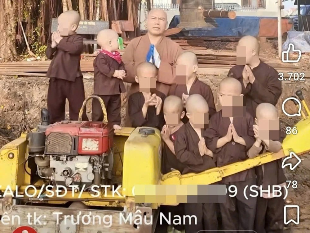 Một chùa ở Quảng Ninh bị xử lý vì đăng ảnh trẻ mồ côi để kêu gọi từ thiện - ảnh 1