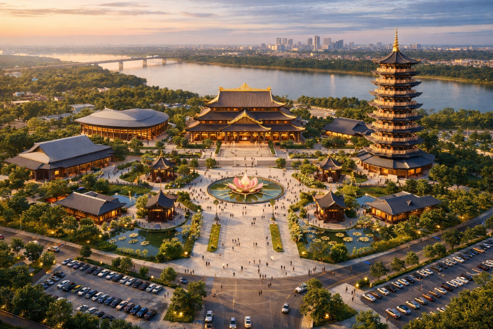 TP. Hà Nội phê duyệt quy hoạch Trung tâm văn hóa Phật giáo Thủ đô tại xã Bát Tràng. Ảnh minh họa