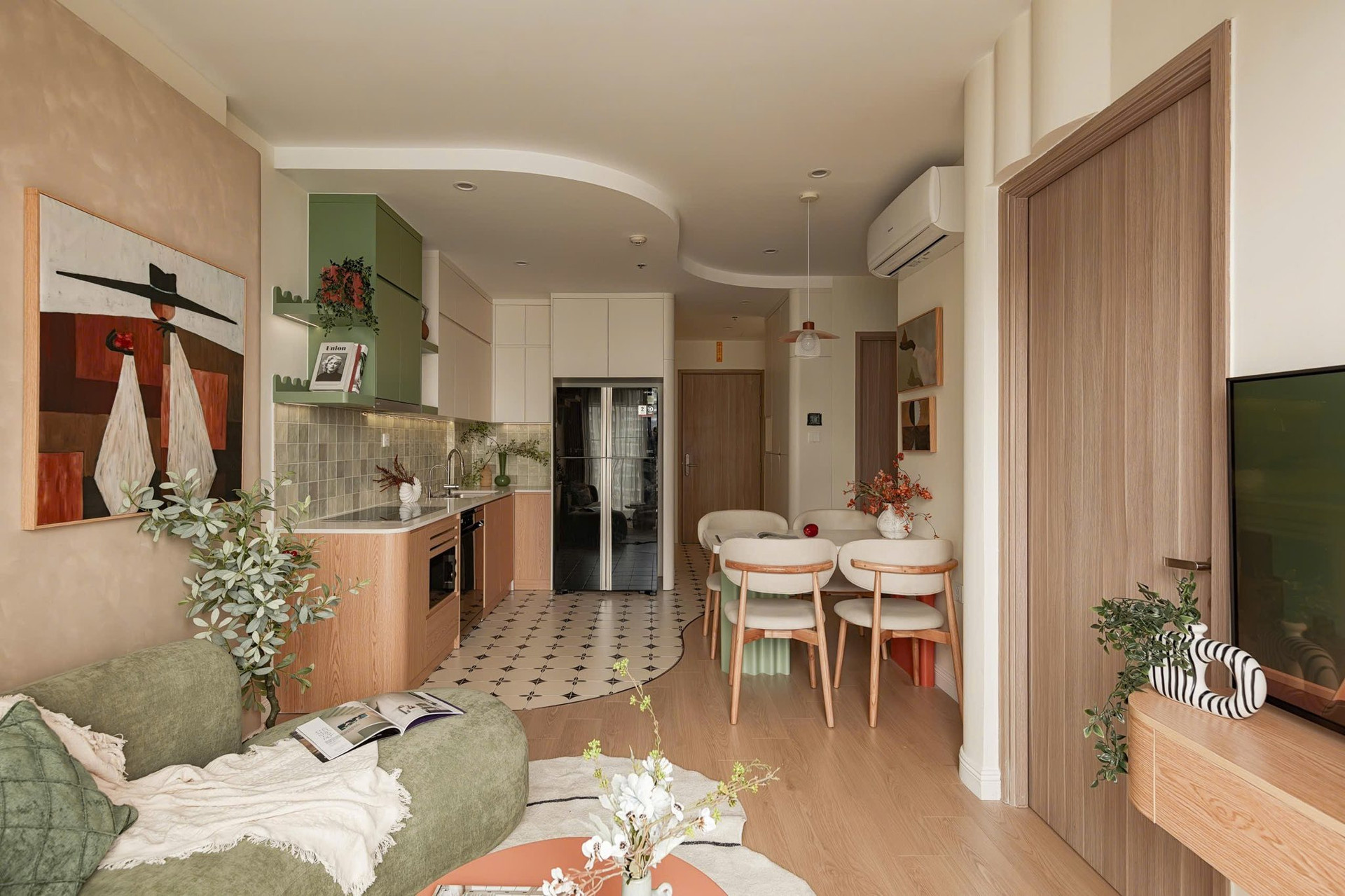 Căn hộ diện tích hạn chế nhưng không gian luôn thông thoáng- Ảnh 2.